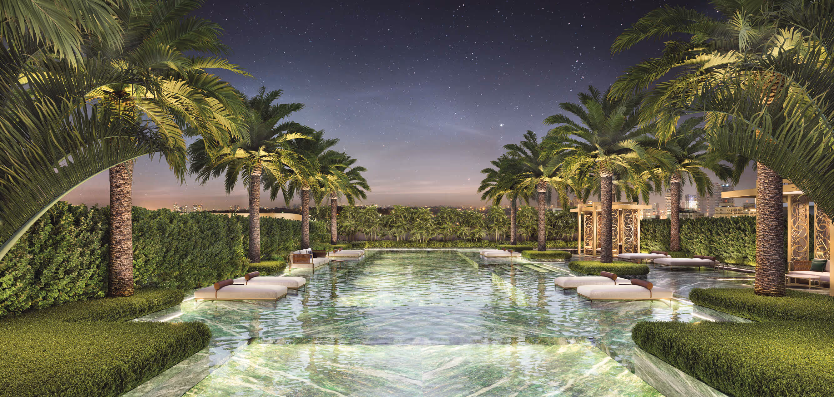 Saffire Moema Lavvi — Piscina com Raia de 25m Área de Lazer By Elie Saab